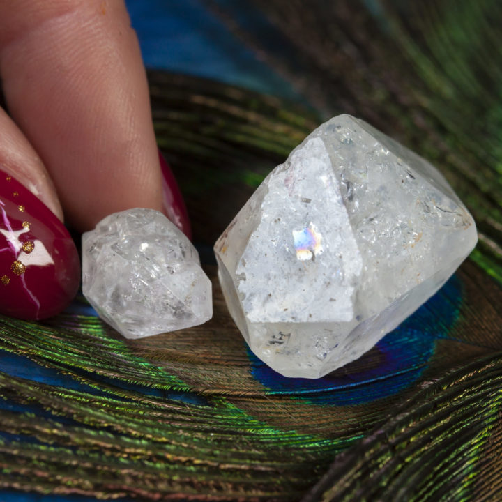 Double Terminated Skeletal Fenster Quartz