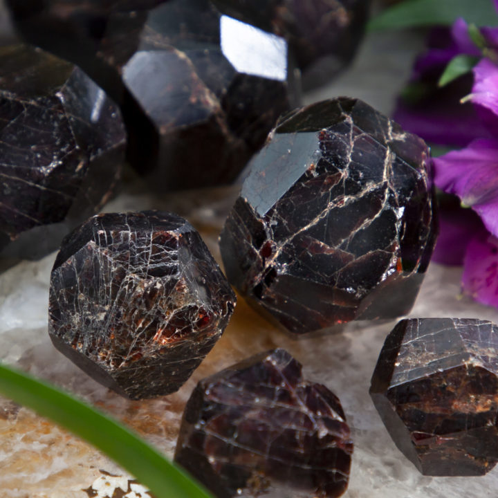 Faceted Almandine Garnet