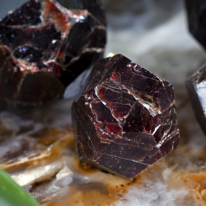 Faceted Almandine Garnet