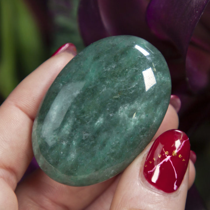 Fuchsite Twin Flame Palm Stone