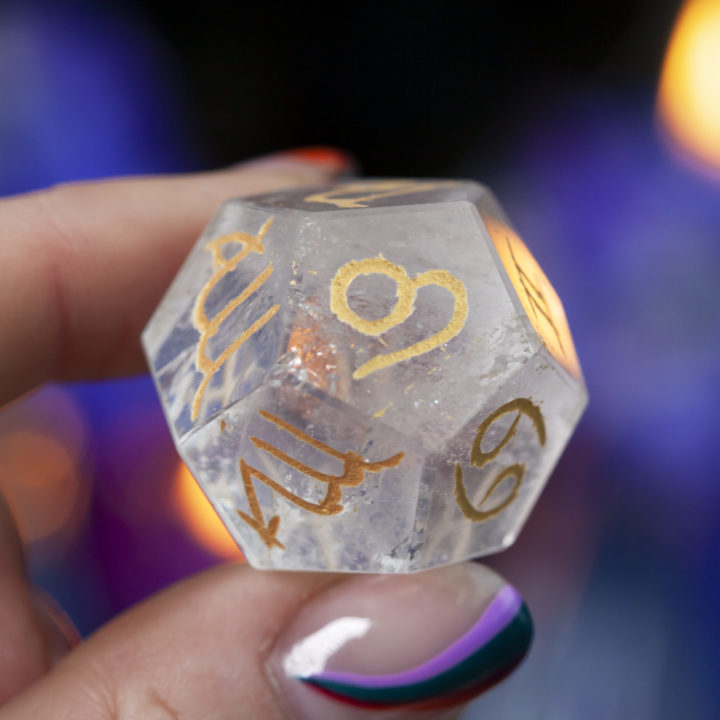 New Moon Divination Magic: Astrology Dice Set