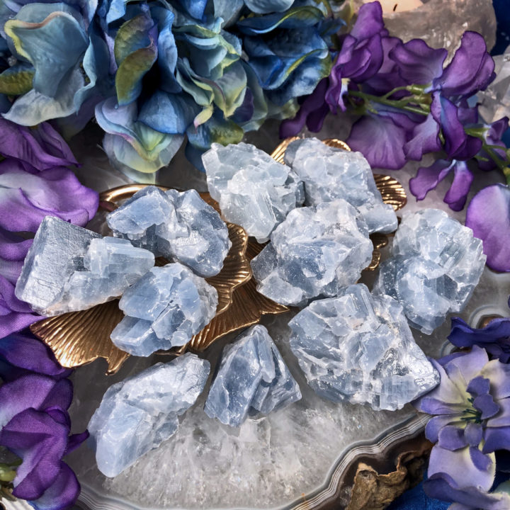 Natural Blue Calcite