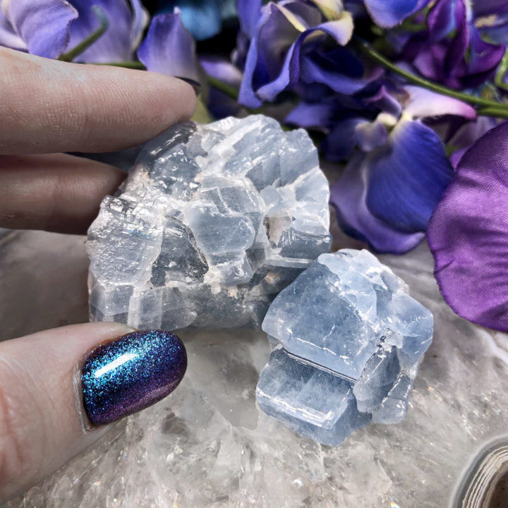 Natural Blue Calcite