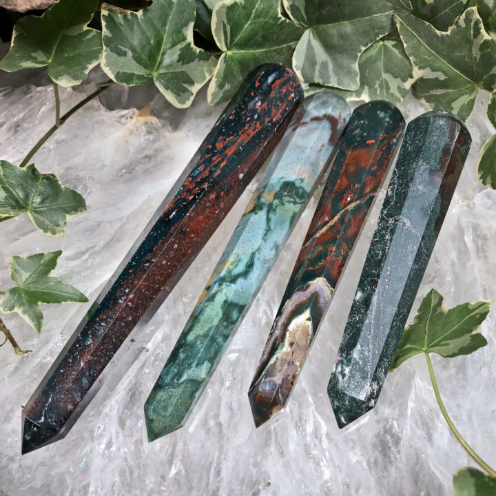 Protective Healing Bloodstone Wand