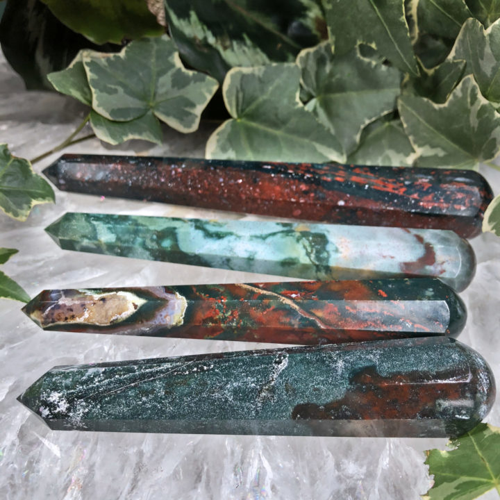 Protective Healing Bloodstone Wand