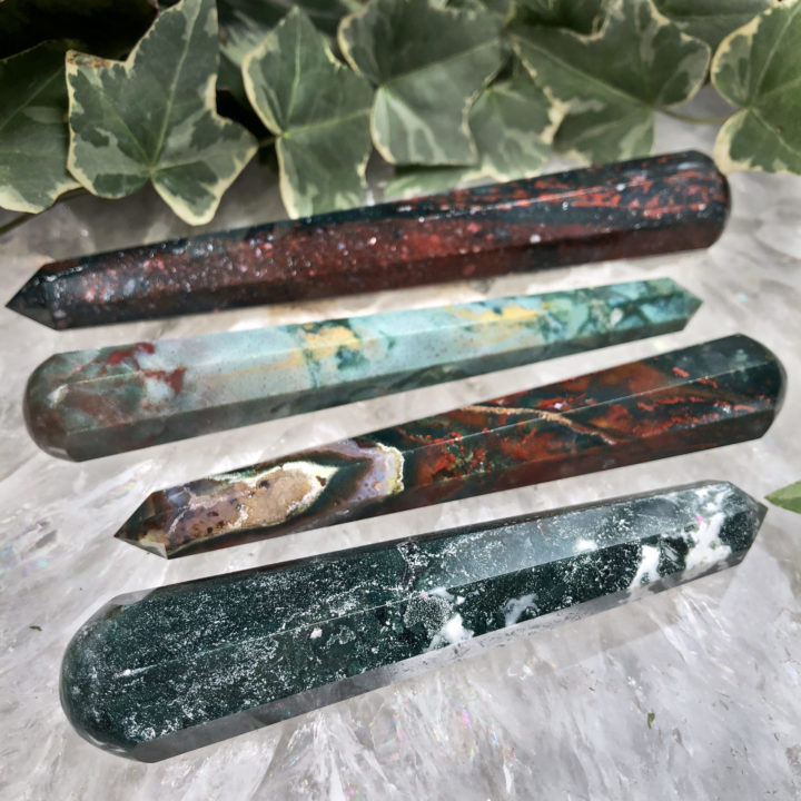 Protective Healing Bloodstone Wand