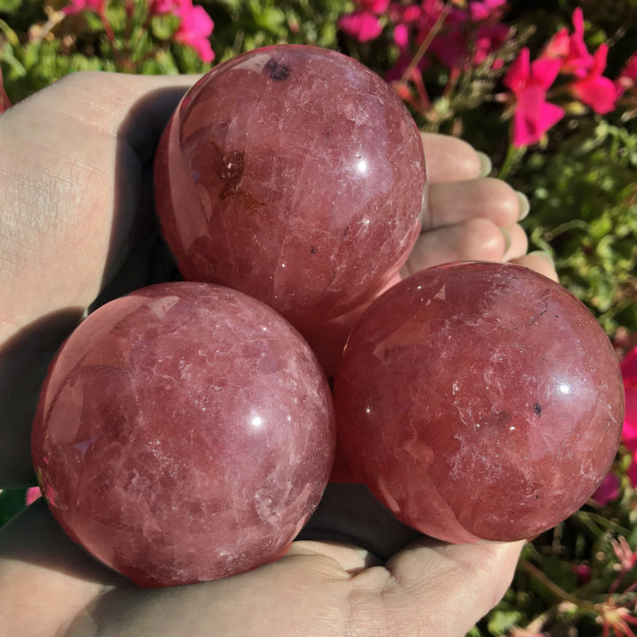 Strawberry Quartz Self-Care Sphere