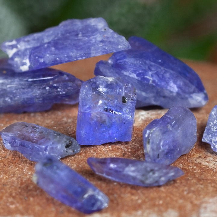 Blue Tanzanite Crystal