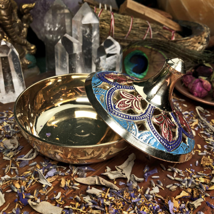 Brass Bowl Incense Burner