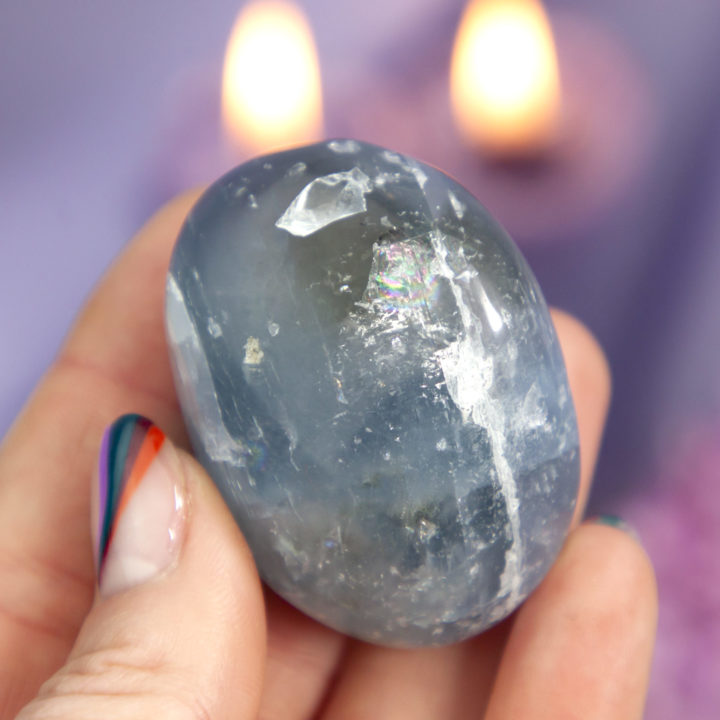 Tumbled Celestite