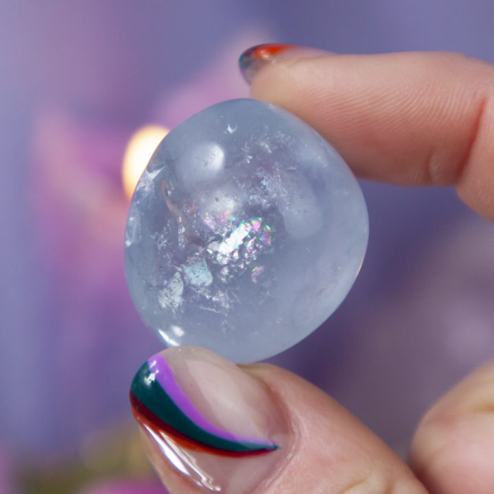 Tumbled Celestite