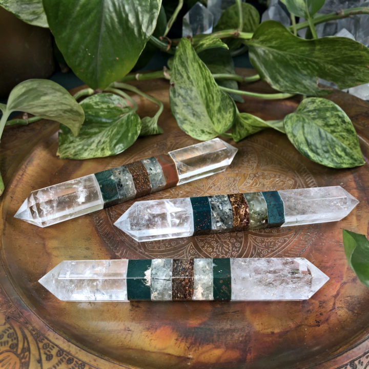 Double Terminated Healing Goddess Wand