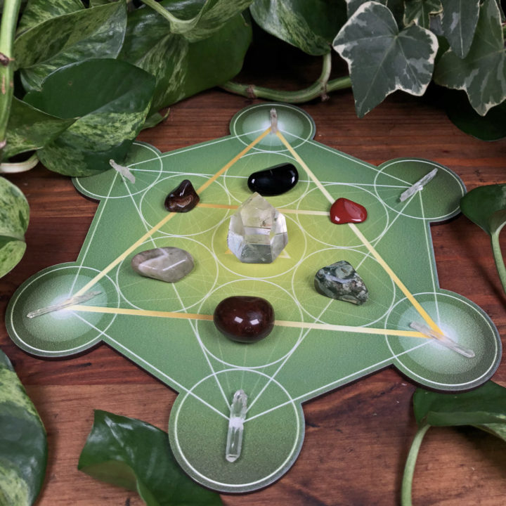 Earth Element Crystal Grid