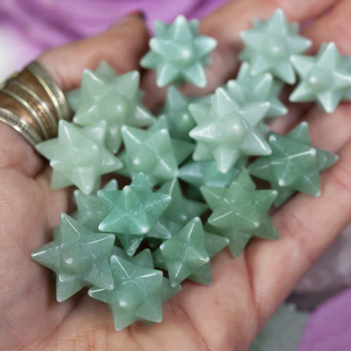 Green Aventurine 12-Pointed Abundance Star