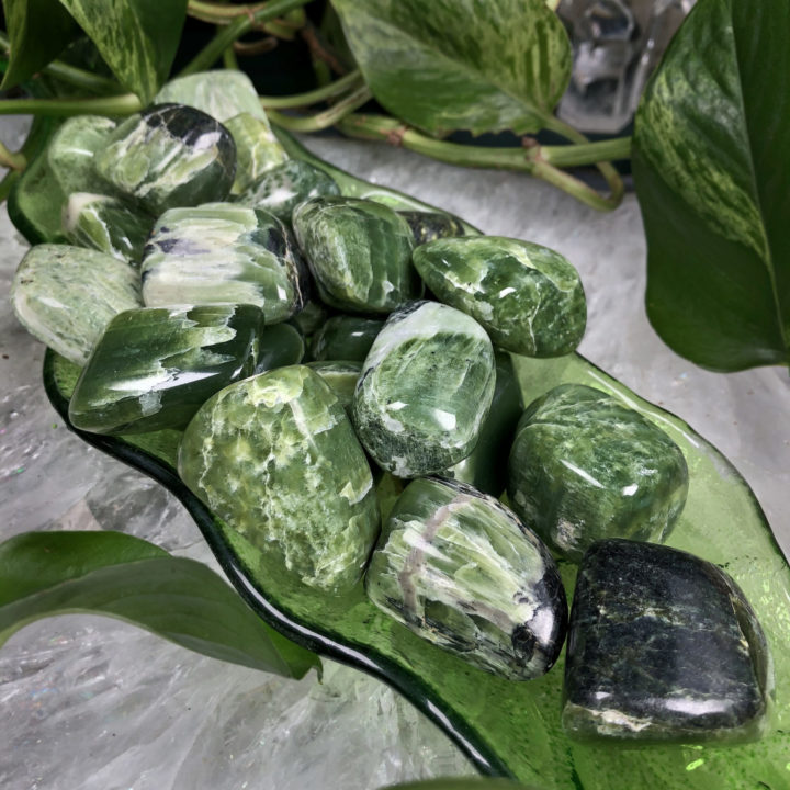 Tumbled Green Tremolite