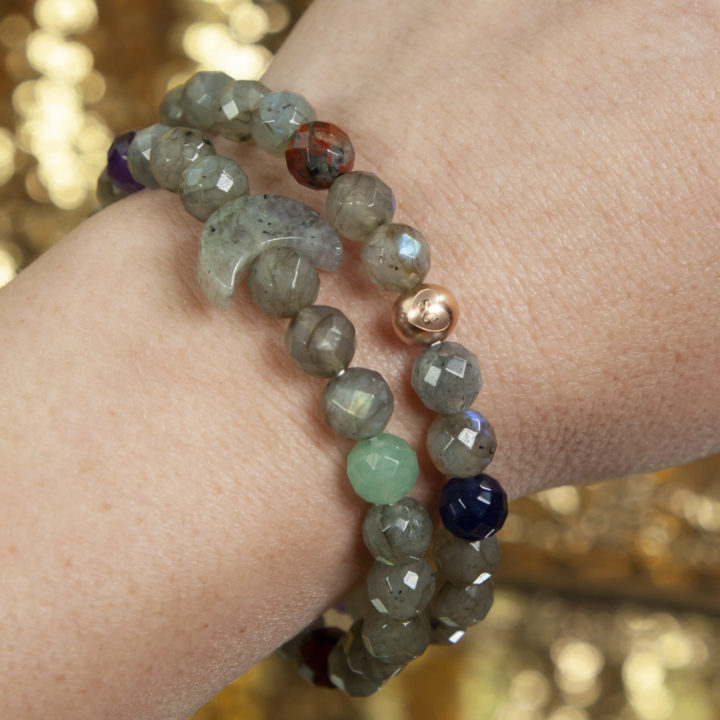 Labradorite Moon Intention Bracelet