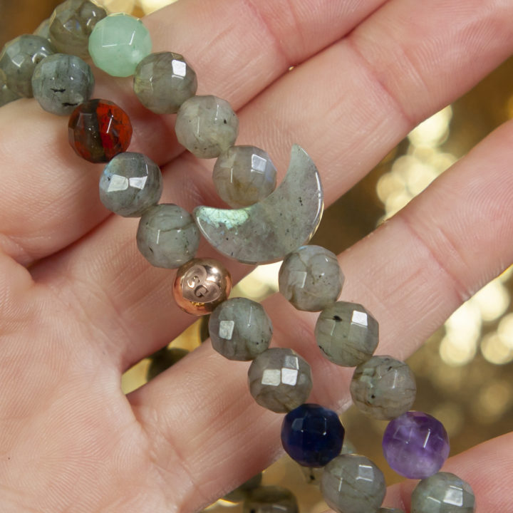 Labradorite Moon Intention Bracelet