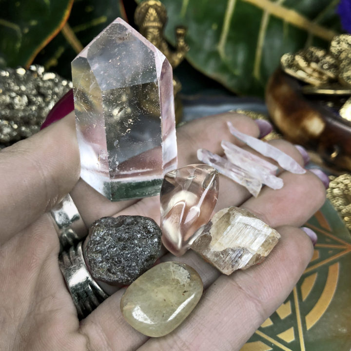 Manifest Prosperity Crystal Grid Set