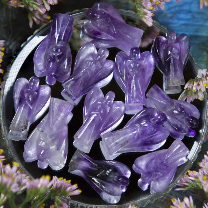 Amethyst Pocket Angel