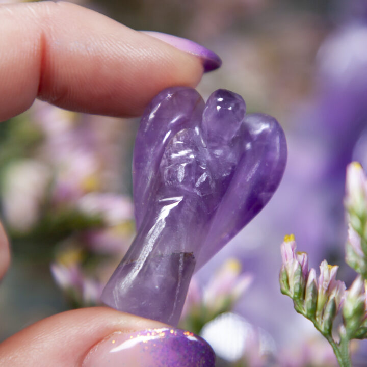 Amethyst Pocket Angel