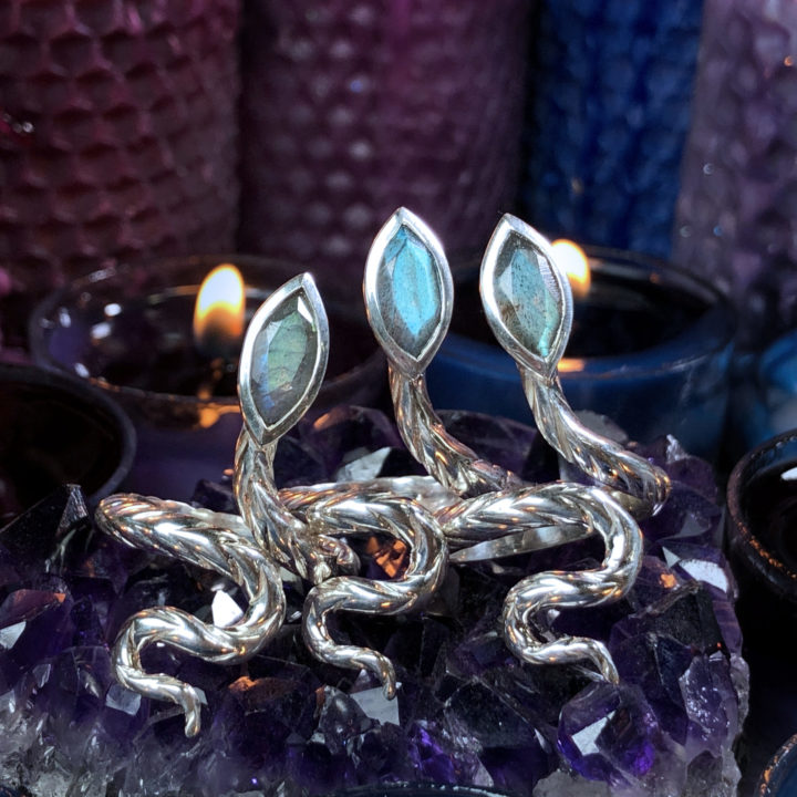 Athena’s Visioning Snake Ring