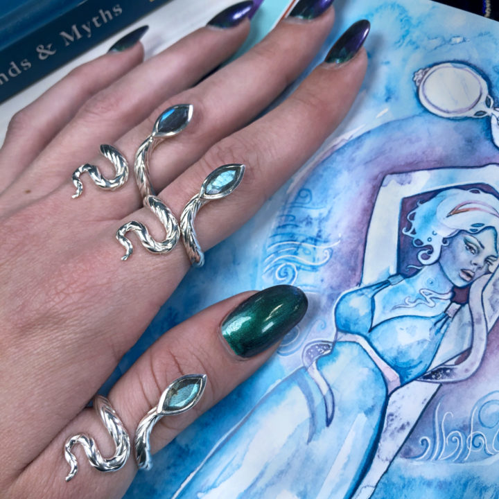 Athena’s Visioning Snake Ring