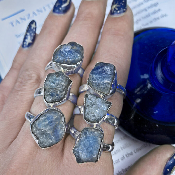 Blue Tanzanite Ascension and Alchemy Ring