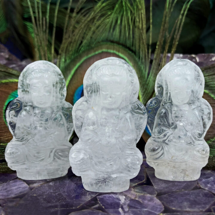 Clear Quartz Quan Yin