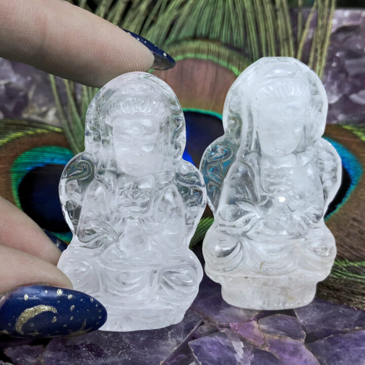 Clear Quartz Quan Yin