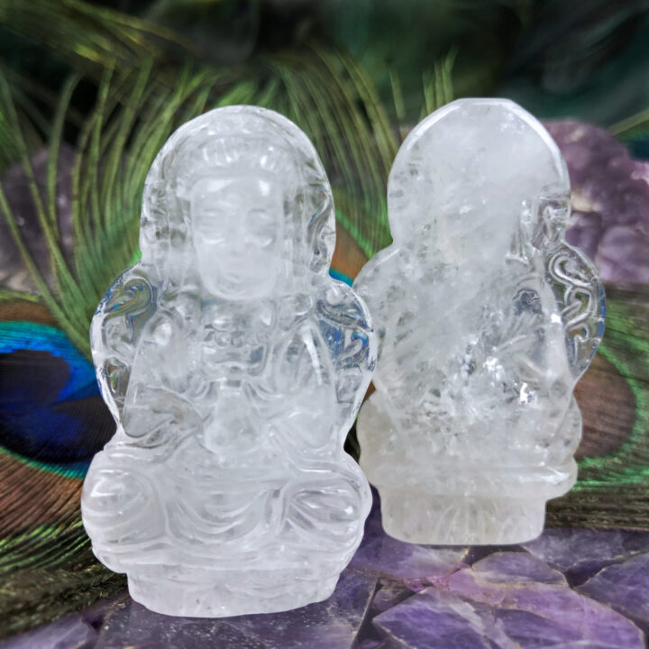 Clear Quartz Quan Yin