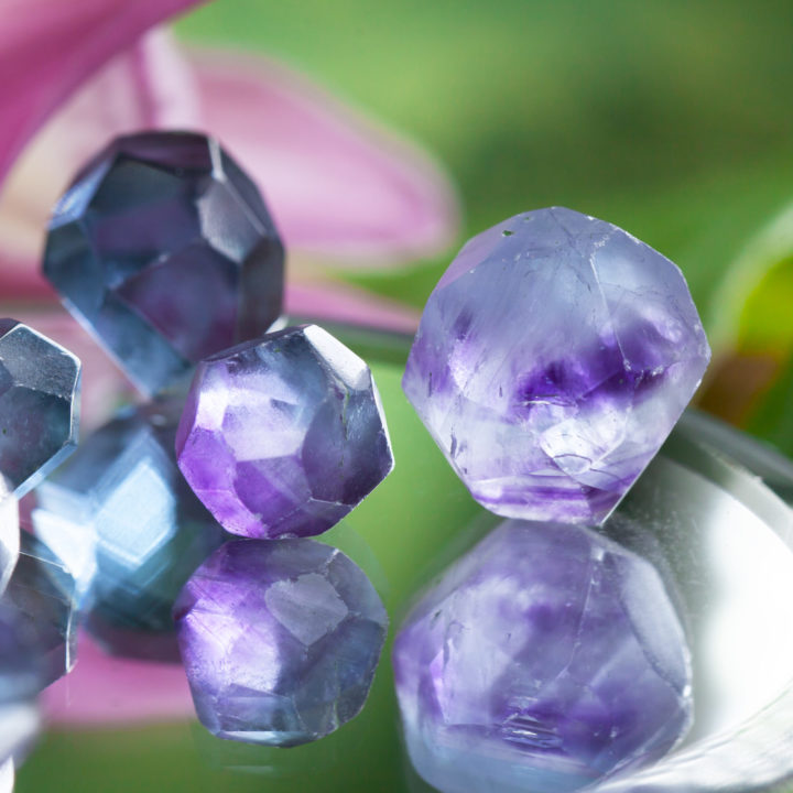 Faceted Fluorite