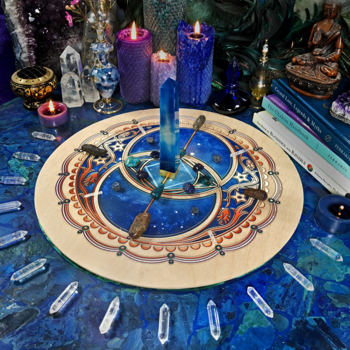 Gateway Opening Priestess Gemstone Grid