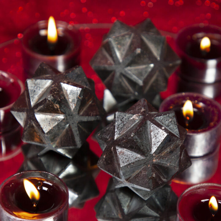 Hematite 3D Metatrons Cube