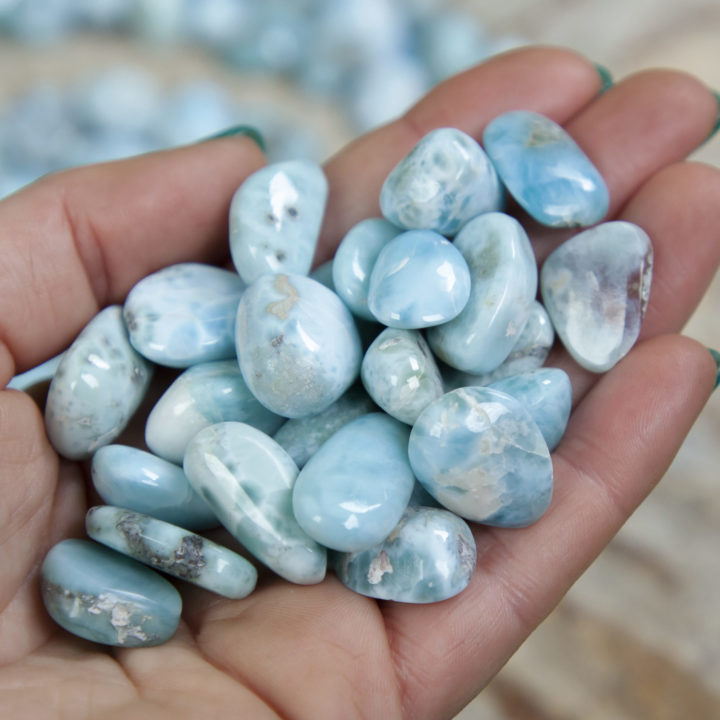 Tumbled Larimar