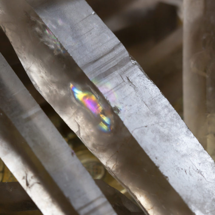 Lemurian Singing Smoky Quartz Point