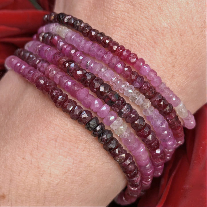 Ruby Ombre Passion Bracelet