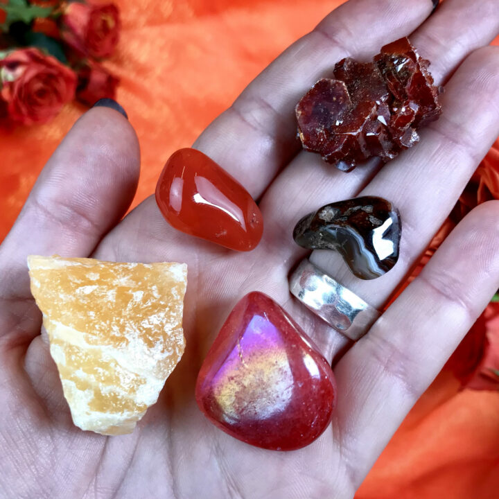 Beltane Fire of Desire Gem Set