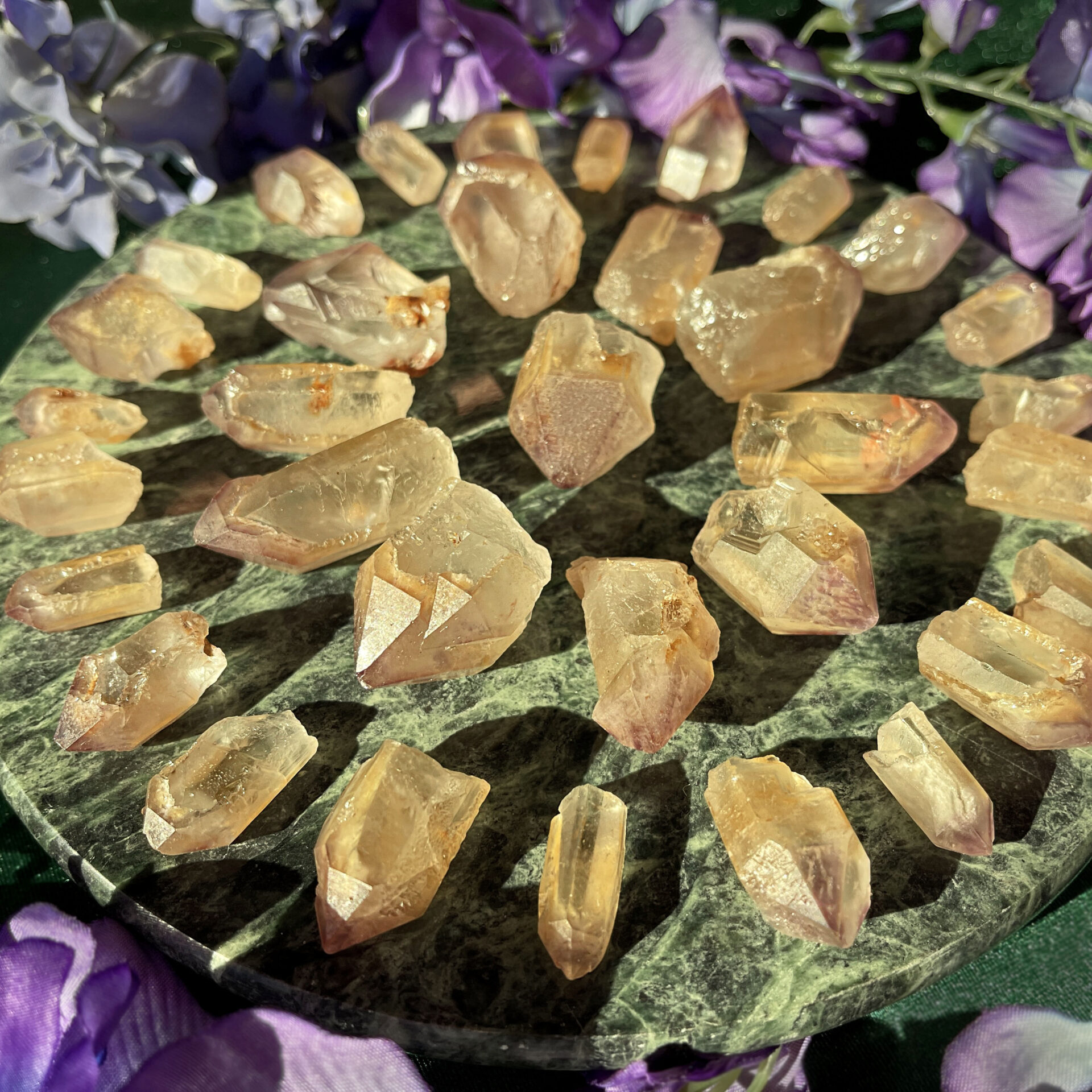 Partial Elestial Scepter Amethyst Overgrowth Point