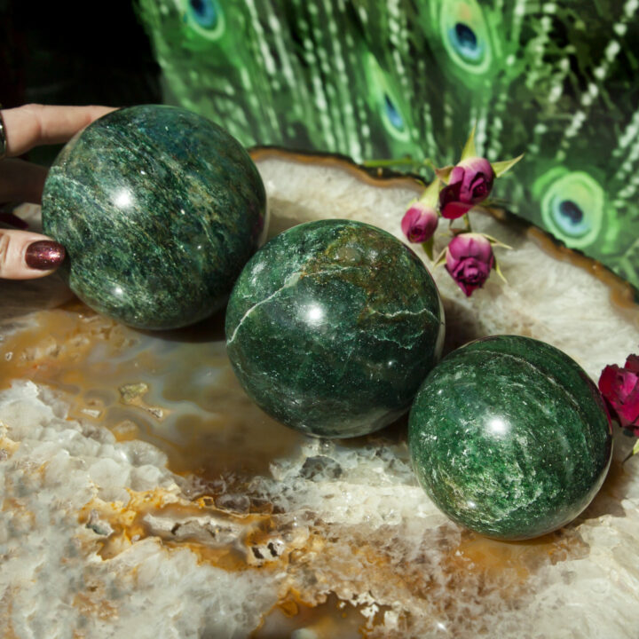 Fuchsite Love and Life Force Sphere