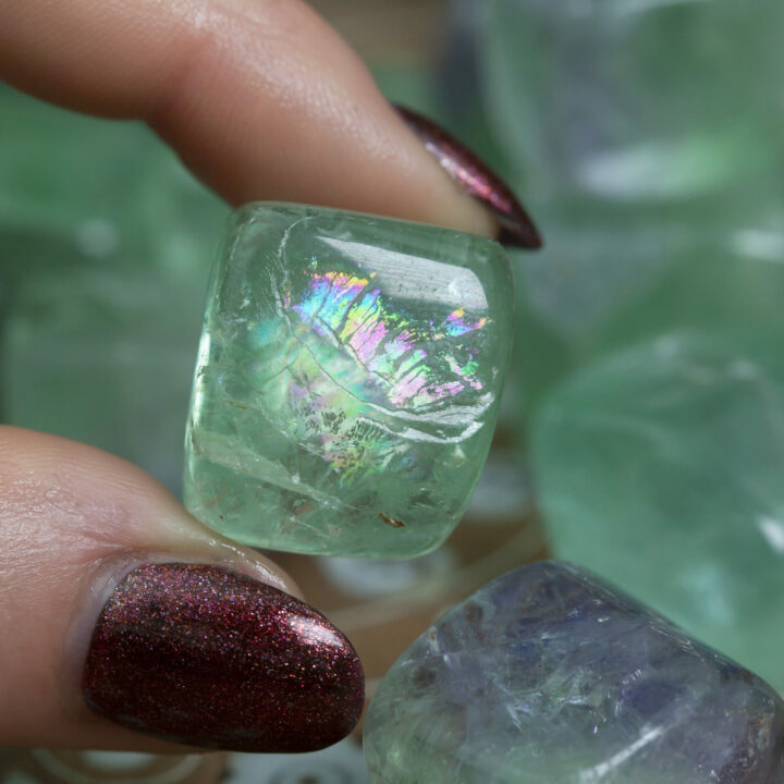 Green Fluorite: Medium Tumbled