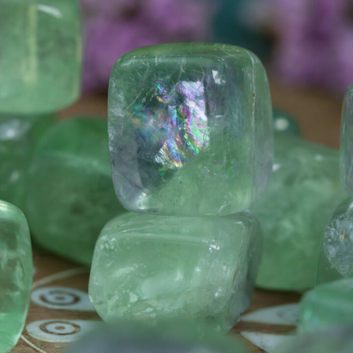 Green Fluorite: Medium Tumbled