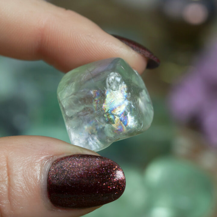 Green Fluorite: Small Tumbled