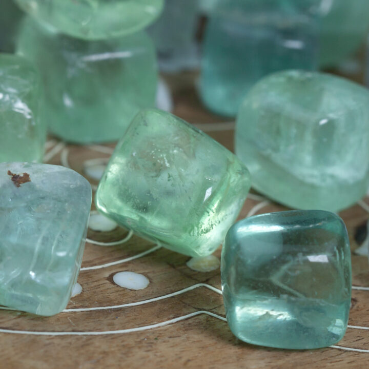 Green Fluorite: Small Tumbled