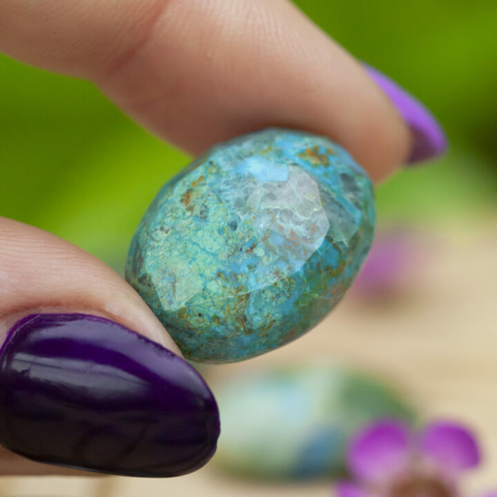 Heal the Divine Feminine Faceted Chrysocolla