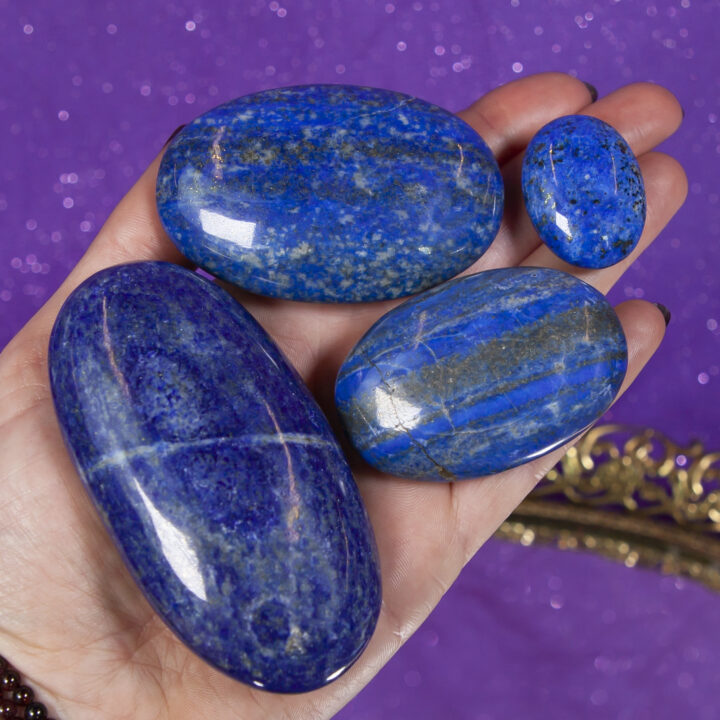 Lapis Lazuli Palm Stone