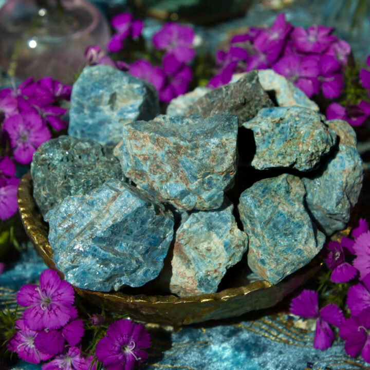 Natural Blue Apatite