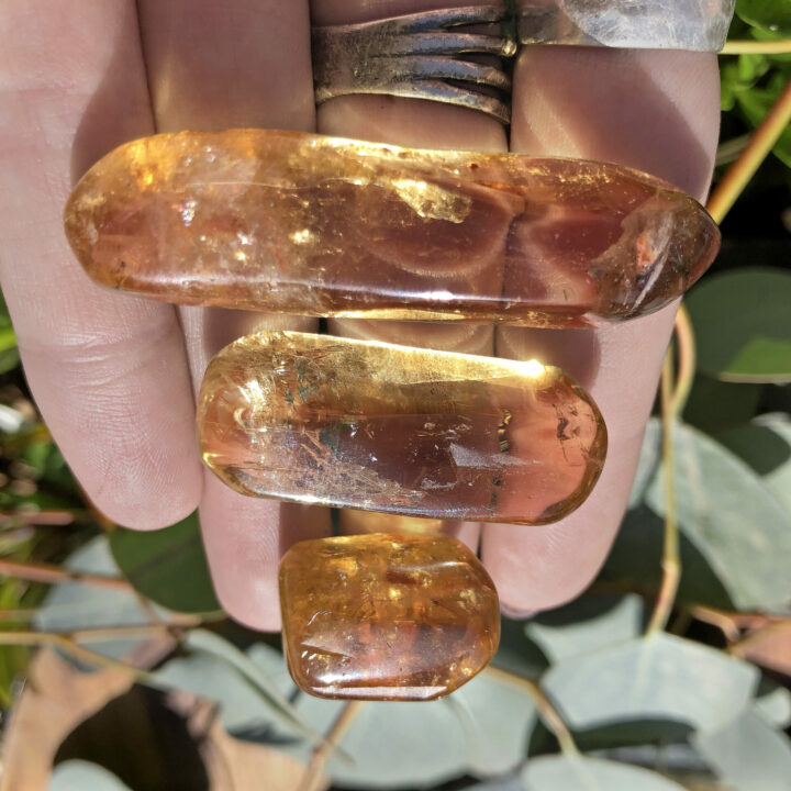 Polished Smoky Congo Citrine