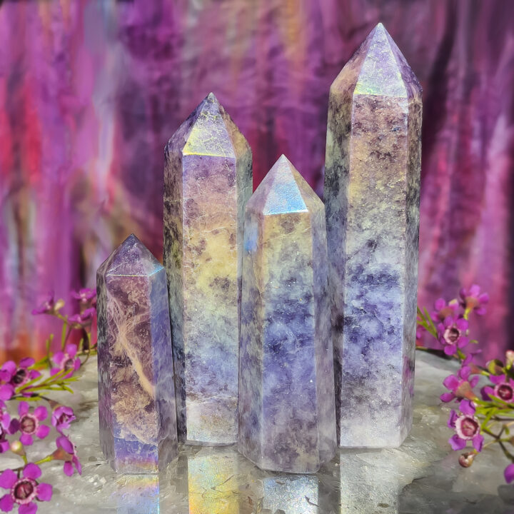 Angel Aura Lepidolite Peace and Calm Generator