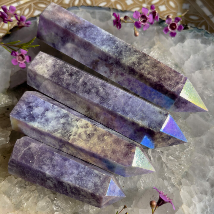 Angel Aura Lepidolite Peace and Calm Generator