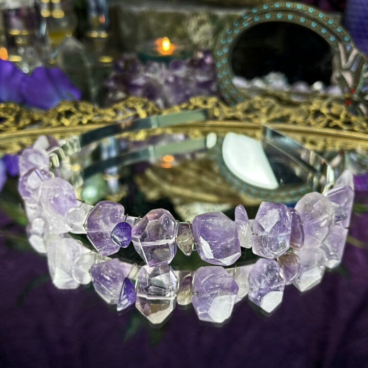 Divine Goddess Amethyst Crown